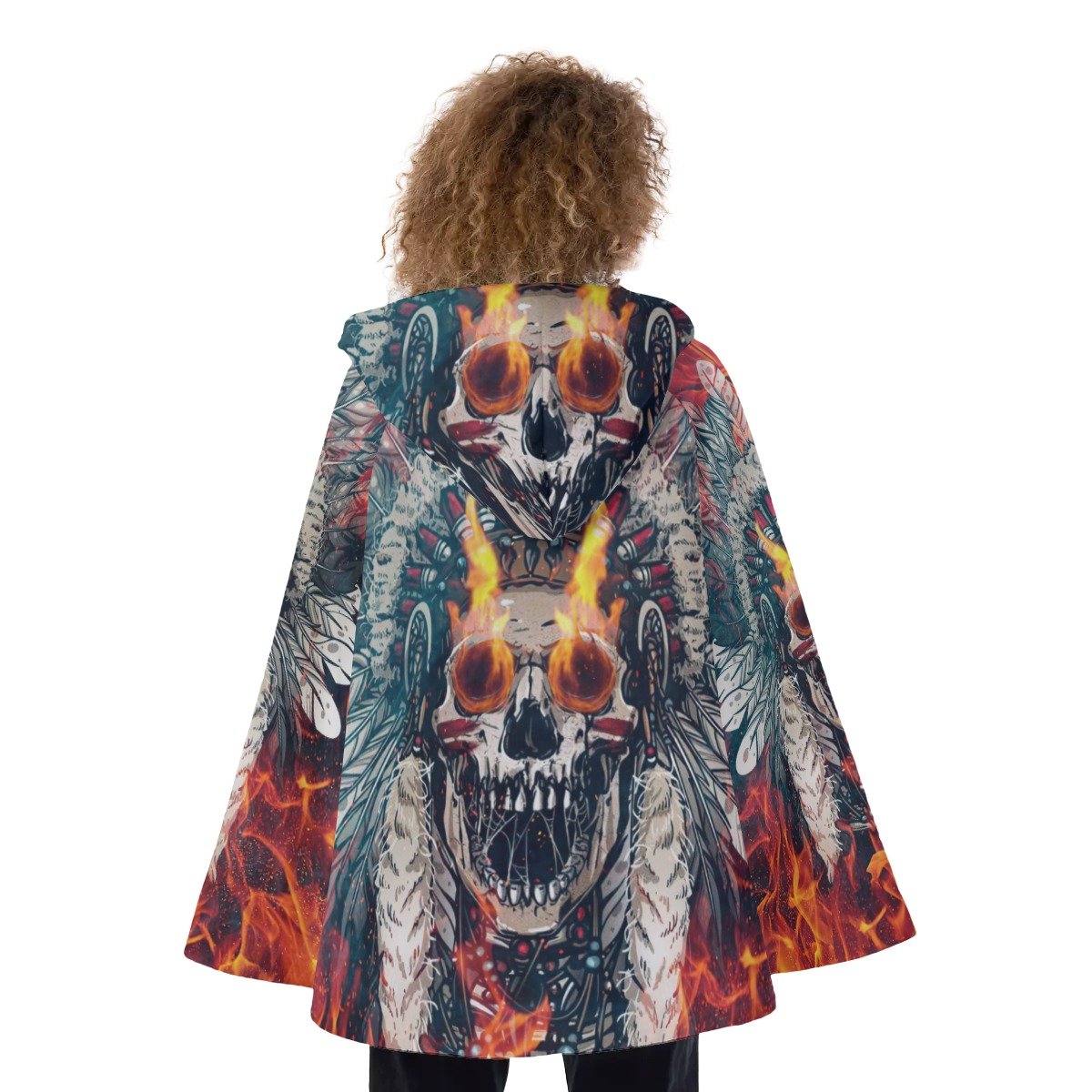 Native American Hooded Flared Coat NBD