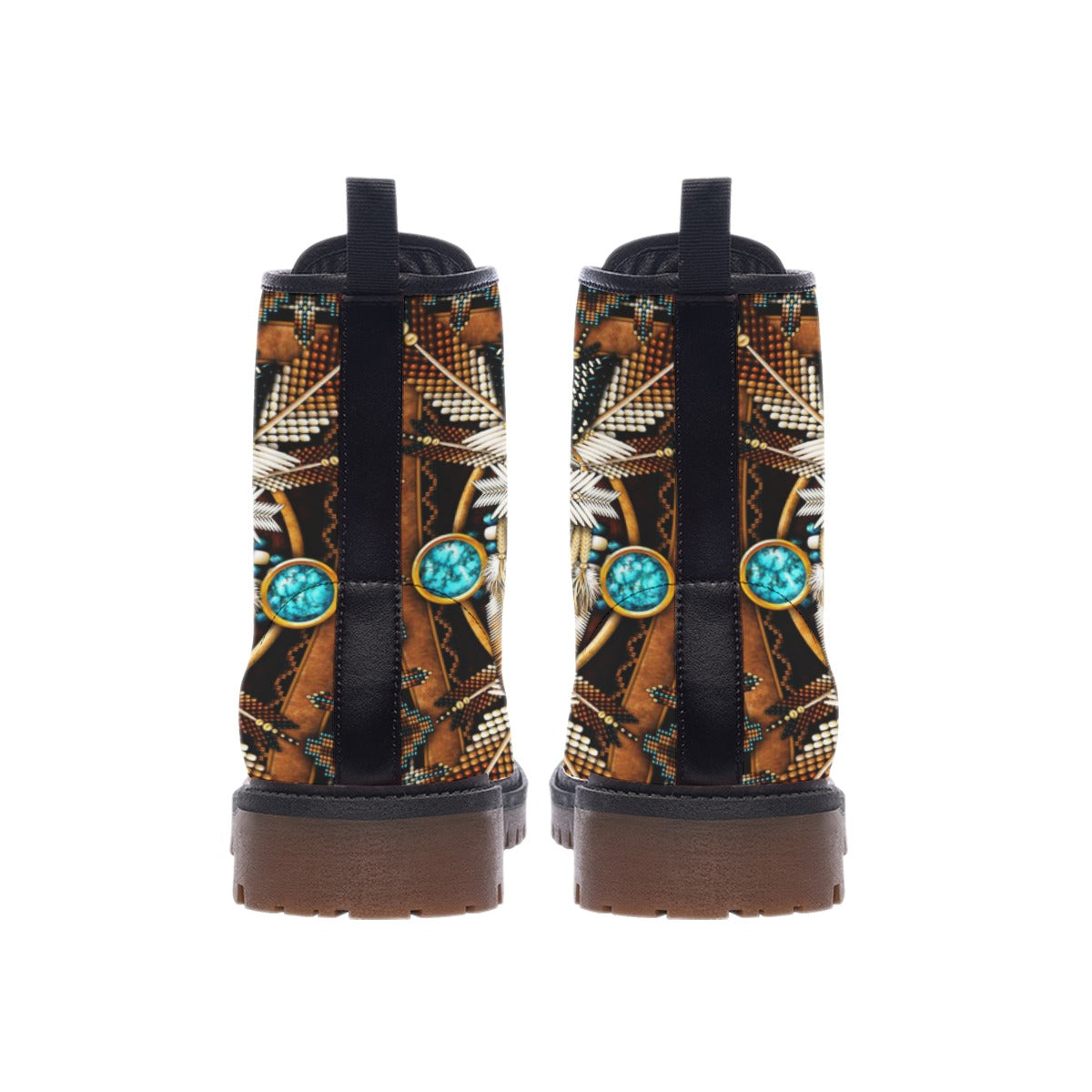 Feather Native Leather Martin Short Boots NBD