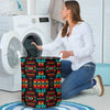 Black Native Tribes Pattern Laundry Basket 13 NBD
