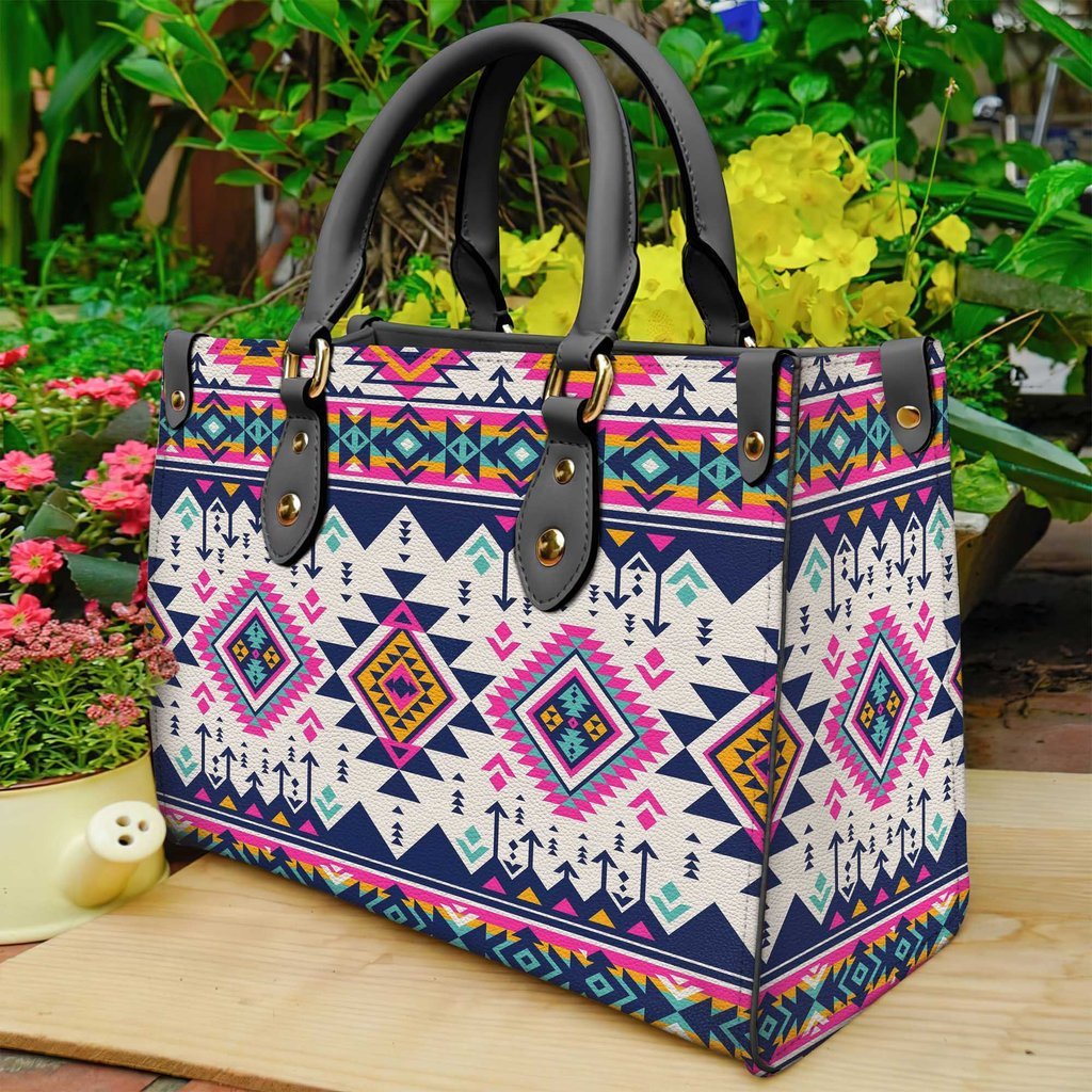 Pink Pattern Leather Bag NBD