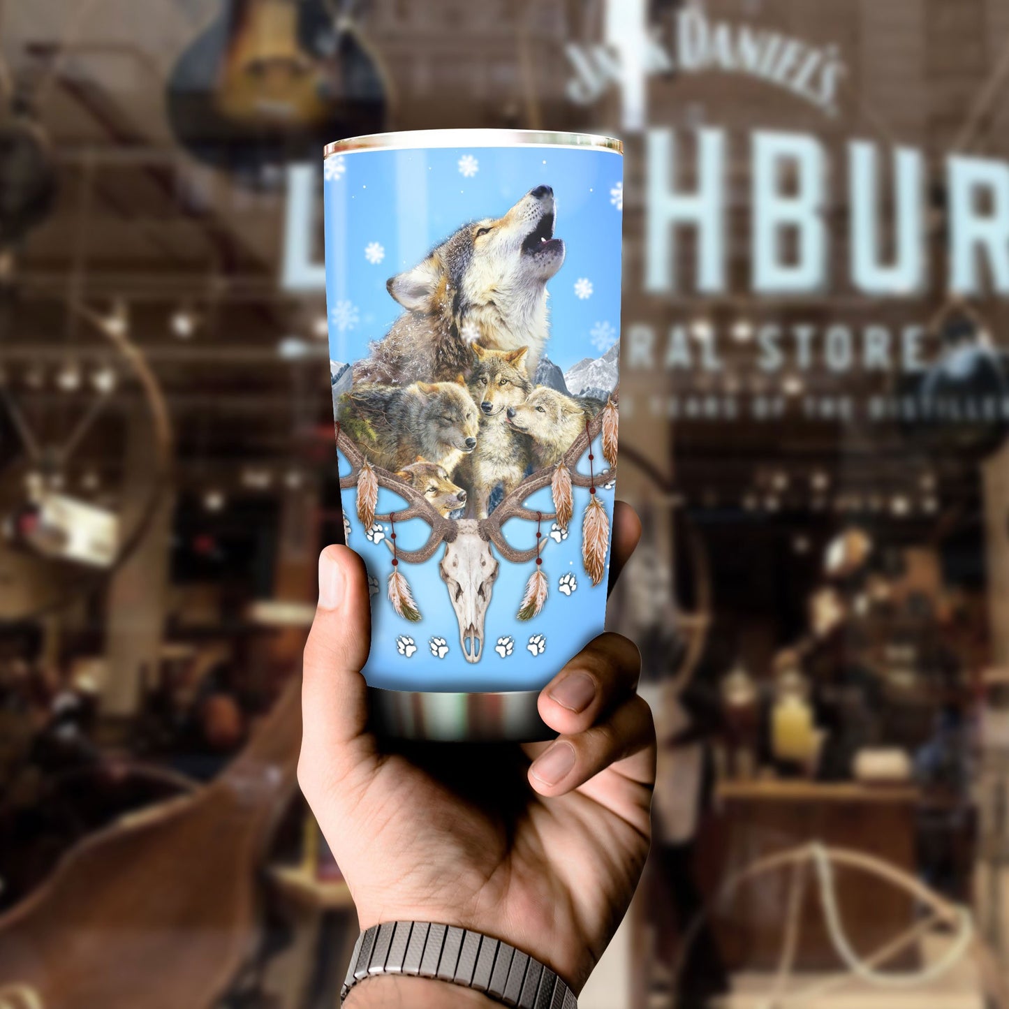 Native Wolves Tumbler NBD