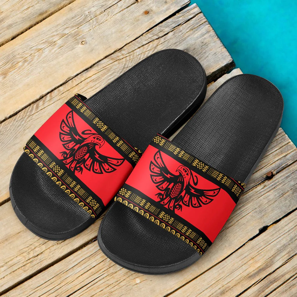 Pattern Native American Slide Sandals NBD