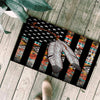 Flag Feather Native Doormat