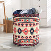 Pink & Navy Pattern Native Laundry Basket NBD