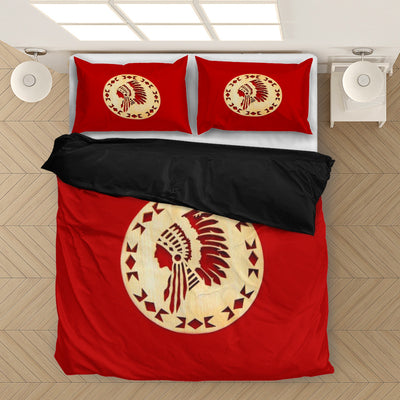 Red Native Bedding Set