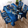Blue Dreamcatcher Pattern  Design Native American Tablecloth - Chair cover NBD