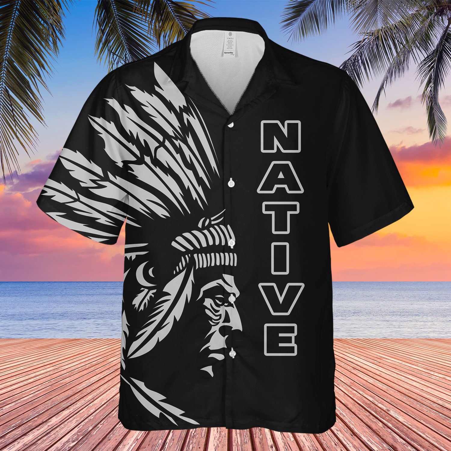 Native Headdress Hawaiian Shirt NBD Native Heritage Store Native Headdress Hawaiian Shirt NBD Native Heritage Store