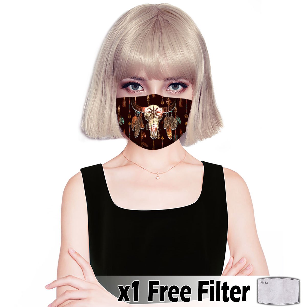 Native American Print Mask 46 NBD