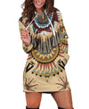 Native Pattern Culture Hoodie Dress