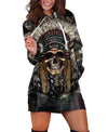 Native Skull Hoodie Dress