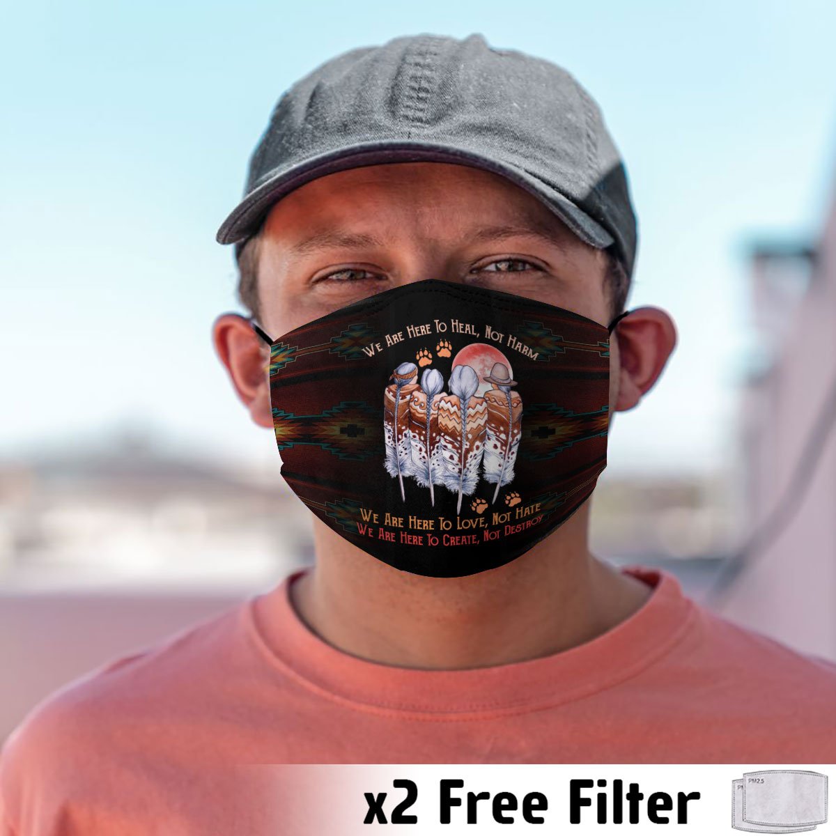 We are here to love, not hate Mask NBD