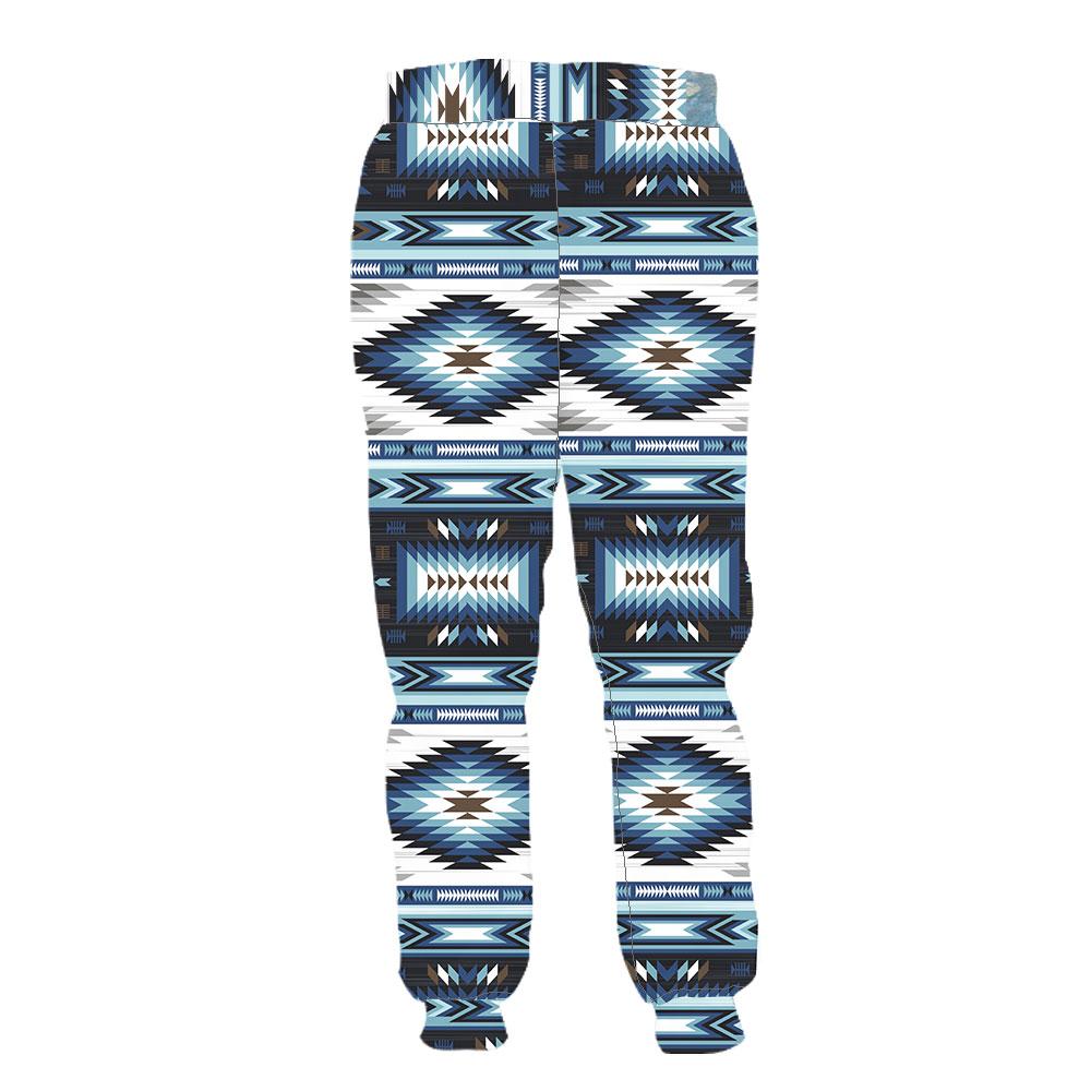 Blue Patterns Sweatpants NBD