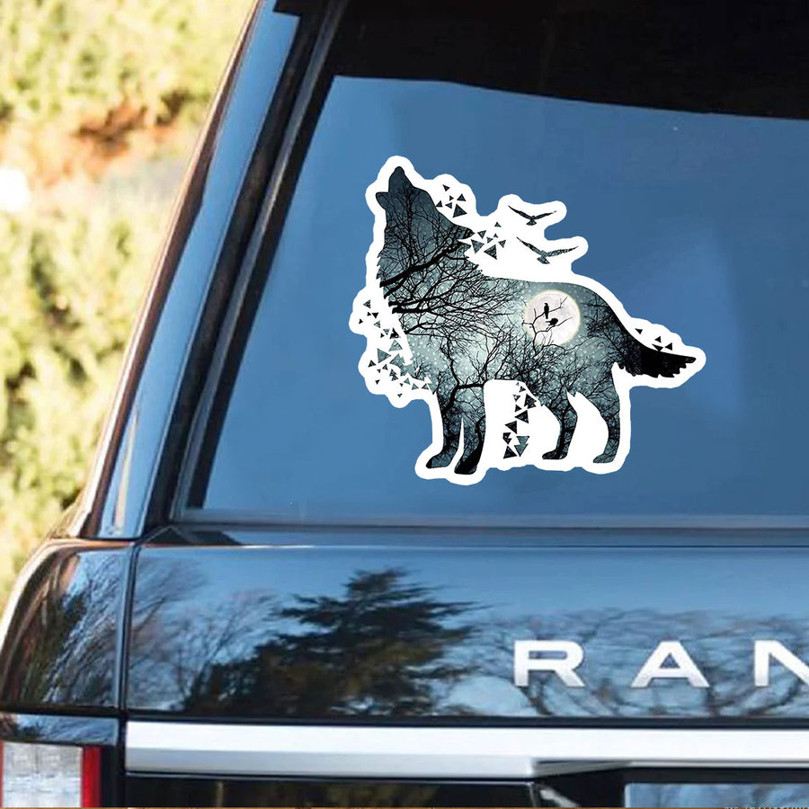 Wolf Native Decal Car Sticker NBD