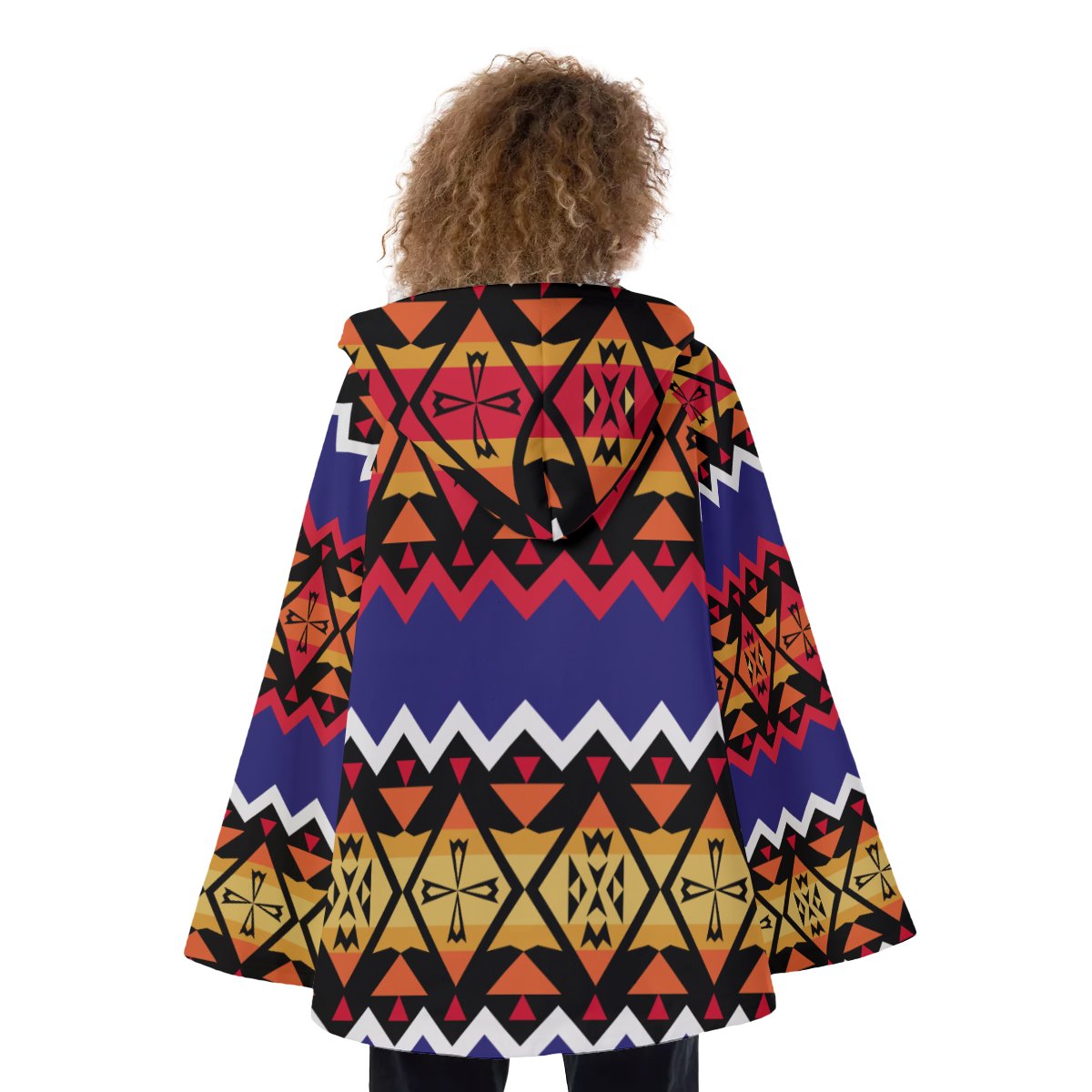 Native American Hooded Flared Coat NBD