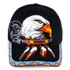 Eagle With Pipe Embroidered Handmade Beaded Hat WCS