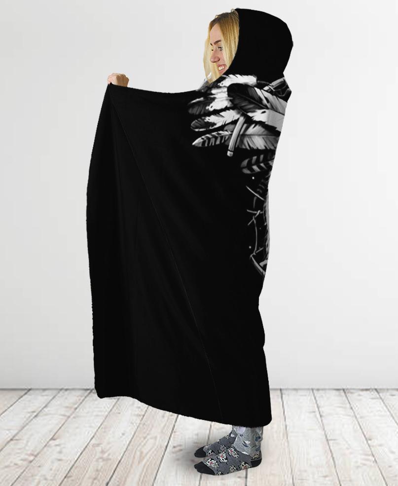 Black Chief Hooded Blanket NBD
