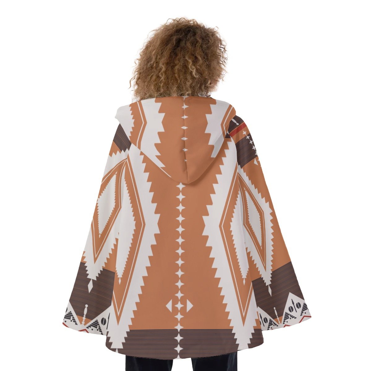 Native American Hooded Flared Coat NBD