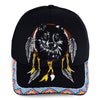 Wolf Dreamcatcher Embroidered Handmade Beaded Hat WCS