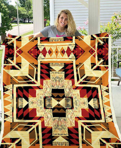 Native Pattern Fleece Blanket