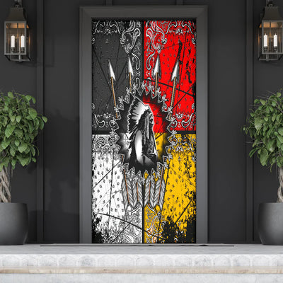 Chief Arrow Native American Door Cover NBD