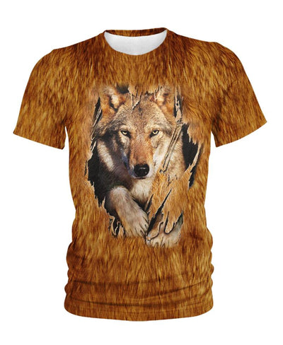 Wolf Head 3D Hoodie - Native American Pride Shop