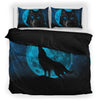 Blue Wolf Spirit Native American Bedding Set