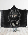 Black Wolf Hooded Blanket NBD