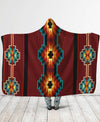 Brown Pattern Hooded Blanket NBD