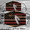 Native Pattern Feathers Mask NBD