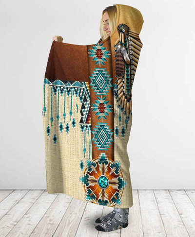 Pattern Native Hooded Blanket NBD