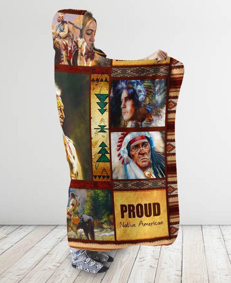 Native Chief Hooded Blanket NBD