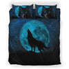 Blue Wolf Spirit Native American Bedding Set