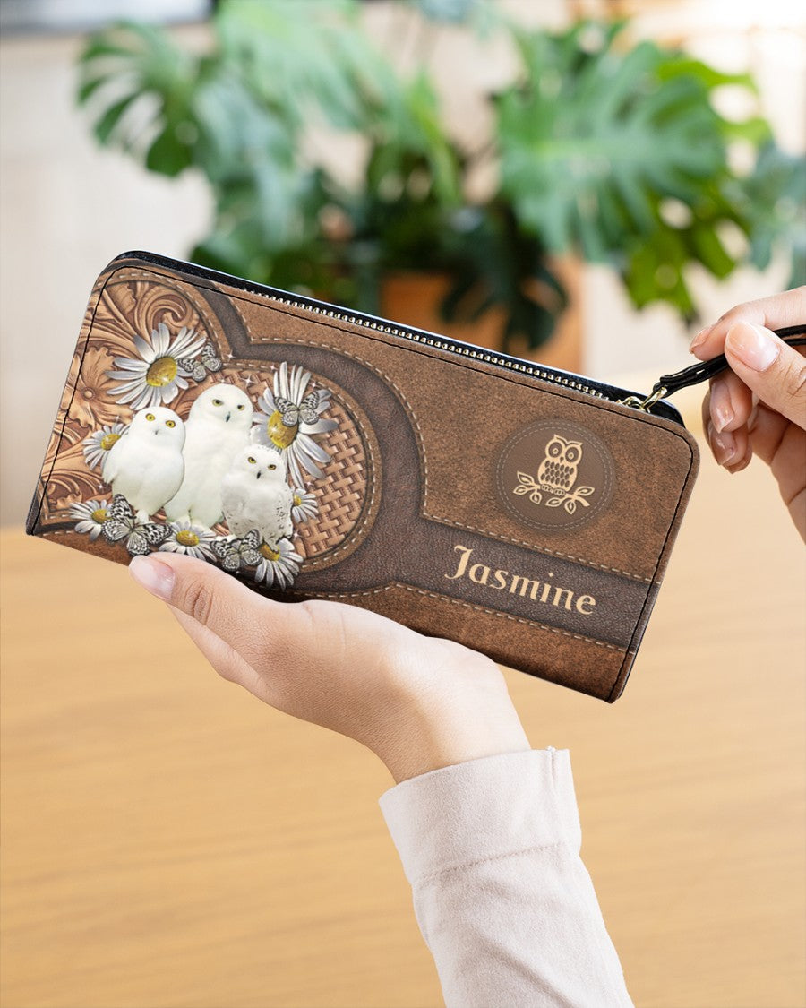 CUSTOM NAME HERE - Native American Wolves Womens Clutch Purse 07 NBD