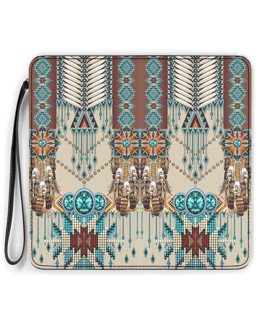 Native American Wolves Womens Clutch Purse 08 NBD