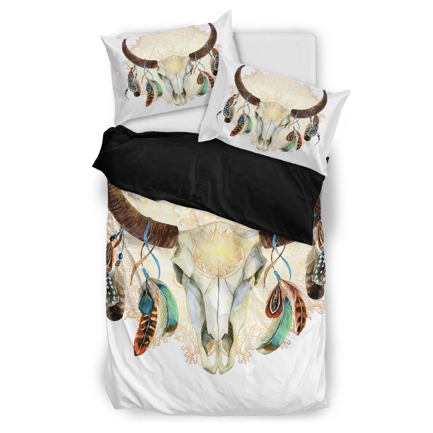 White Buffalo Native Bedding Set