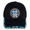 Four Feather Handmade Beaded Hat WCS