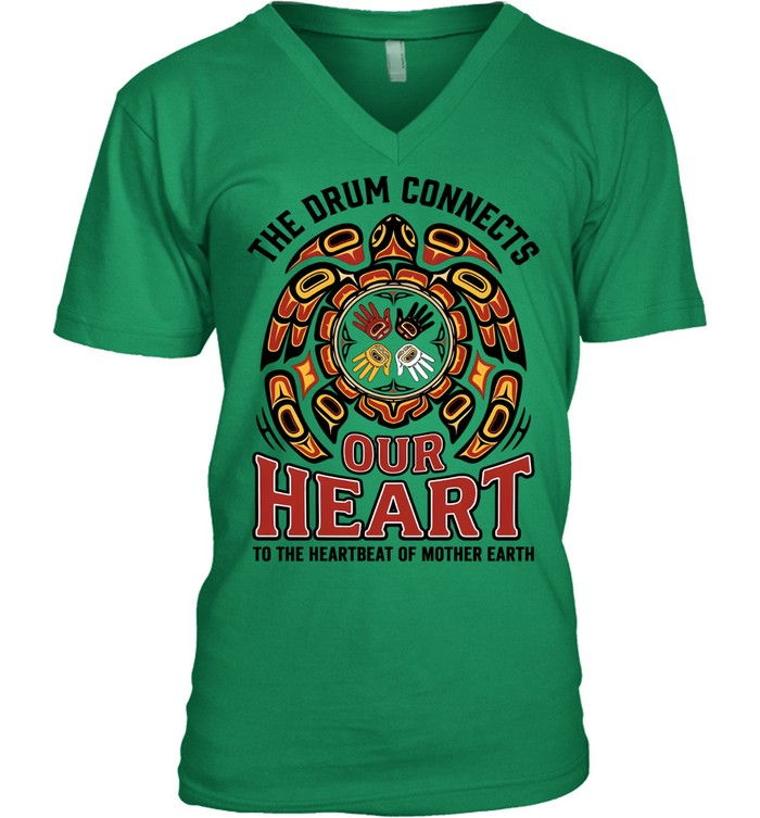 THE DRUM CONNECTS OUR HEART TO THE HEARTBEAT OF MOTHER EARTH