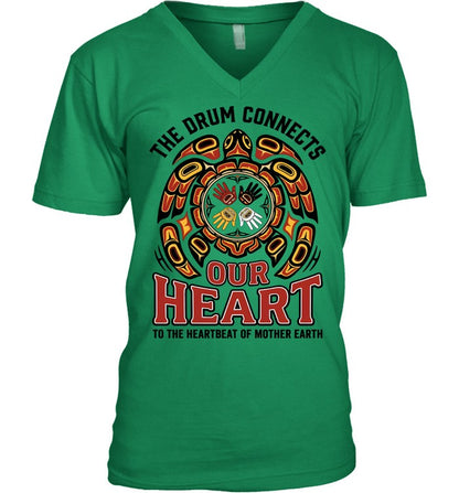 THE DRUM CONNECTS OUR HEART TO THE HEARTBEAT OF MOTHER EARTH