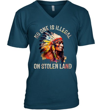 NO ONE IS ILLEGAL ON STOLEN LAND