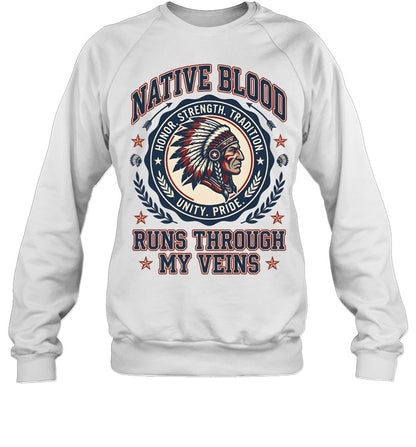 NATIVE BLOOD RUNS THROUGH MY VEINS