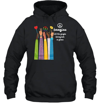 Imagine all the people Living Life in peace