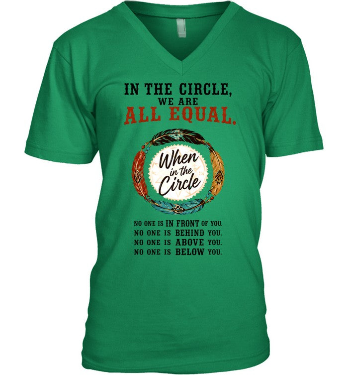 IN THE CIRCLE, WE ARE ALL EQUAL.