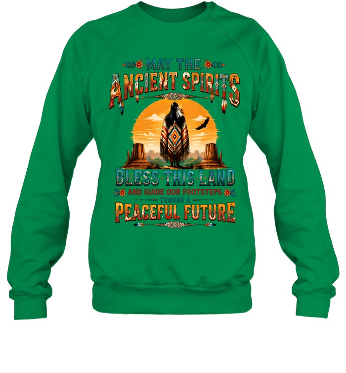 MAY THE ANCIENT SPIRITS BLESS THIS LAND AND GUIDE OUR FOOTSTEPS TOWARD A PEACEFUL FUTURE