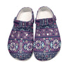 Native Pattern Clog Shoes For Adult and Kid 89135 New