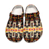 Native Pattern Clog Shoes For Adult and Kid 89155 New