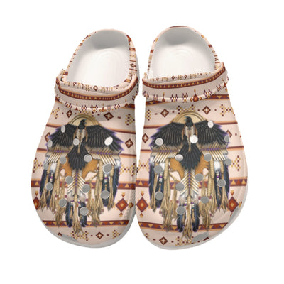 Native Pattern Clog Shoes For Adult and Kid 89163 New