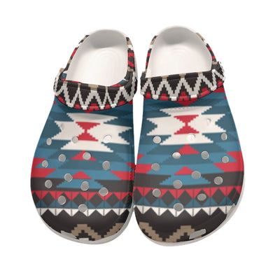 Native Pattern Clog Shoes For Adult and Kid 89170 New