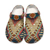 Native Pattern Clog Shoes For Adult and Kid 89169 New