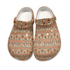 Native Pattern Clog Shoes For Adult and Kid 89134 New