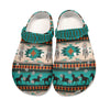 Native Pattern Clog Shoes For Adult and Kid 89143 New